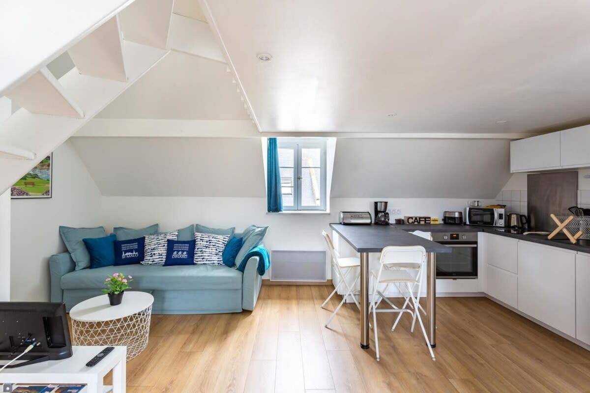Le Petit Pastel - Joli Duplex - Proche De La Plage Apartment Saint-Malo Ngoại thất bức ảnh
